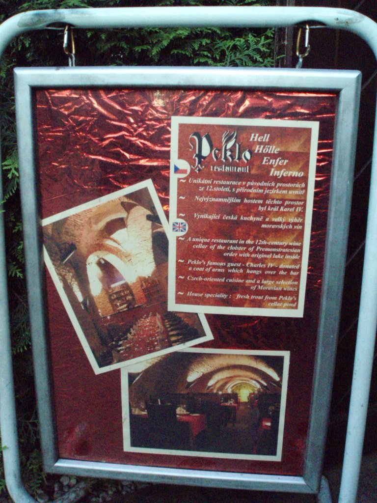 Hell's menu Hell's menu
